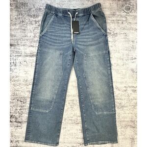 NWT True Religion Vinny Ultra Baggy Denim SN Carpenter Pant Jeans Men 32 701030